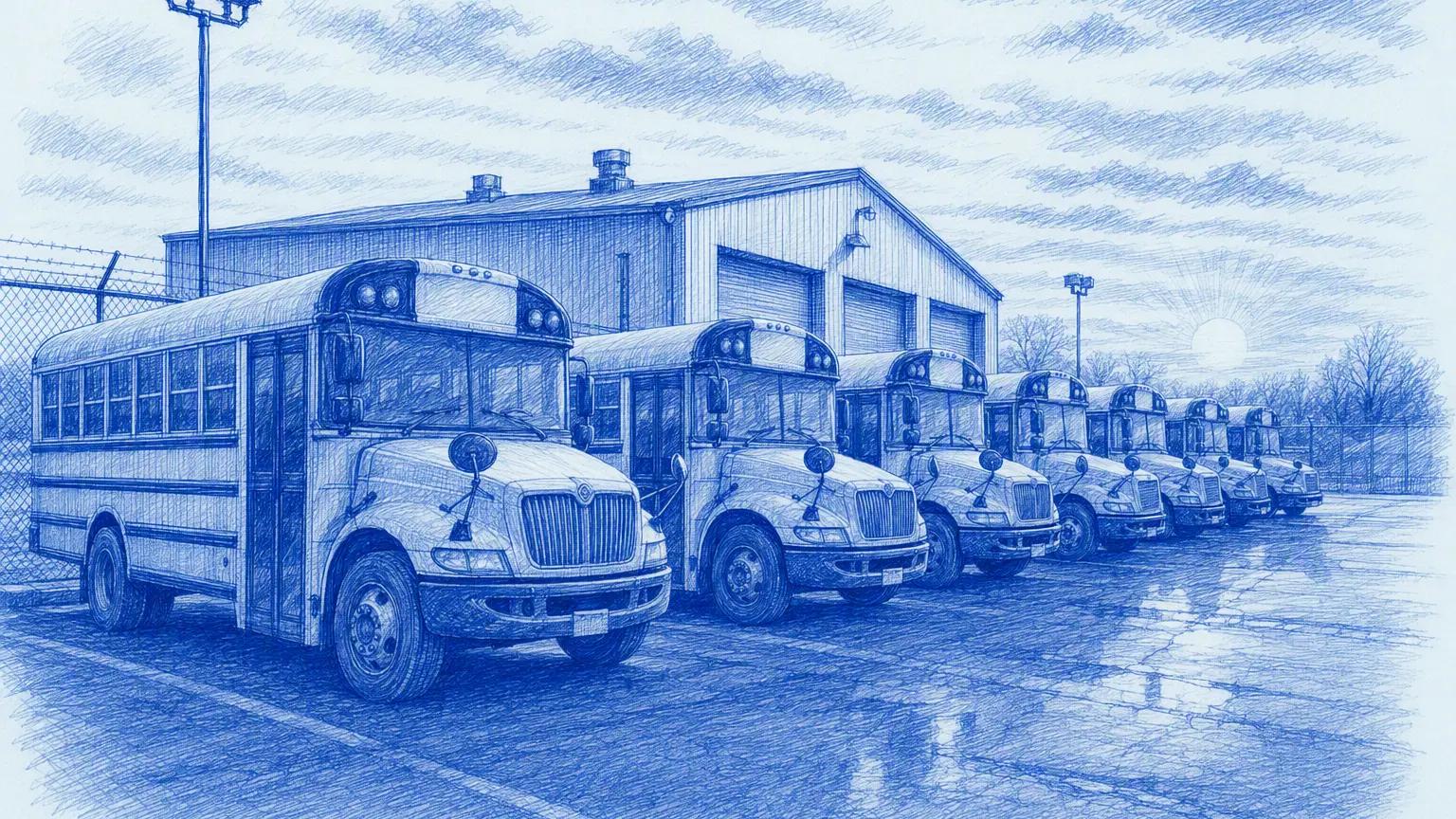 What Districts Actually Pay for School Buses: State Contracts, Budgets and the Funding Cliff