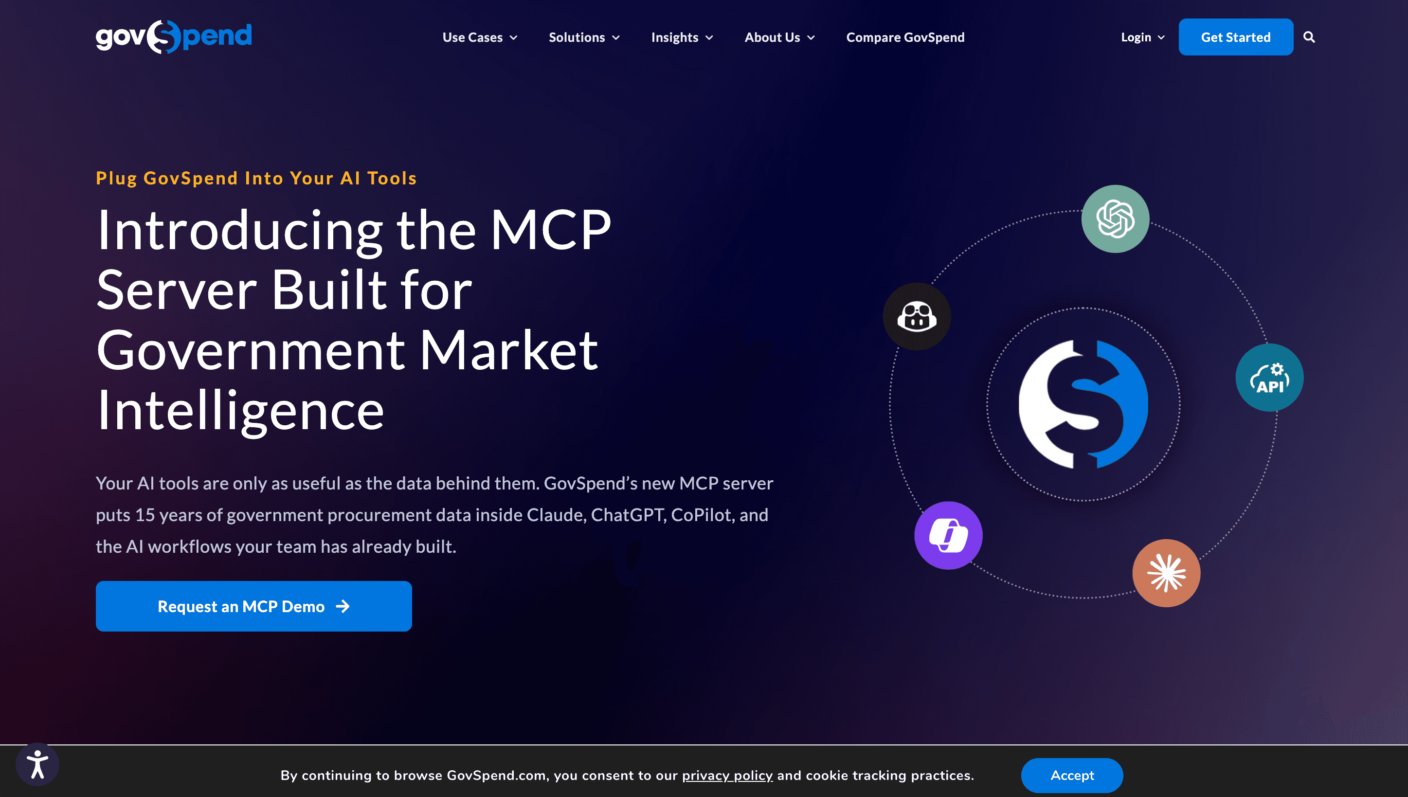 GovSpend platform screenshot